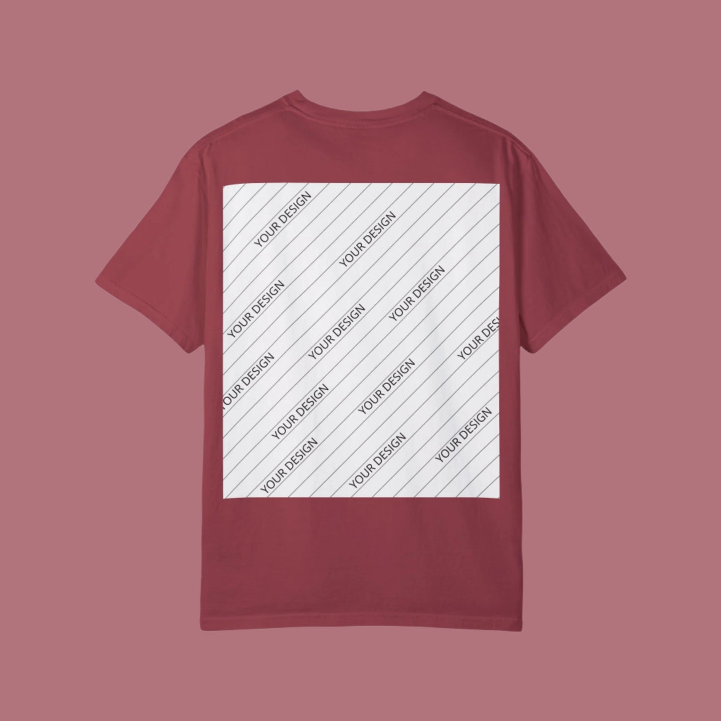 Custom Unisex Garment-Dyed T-Shirt - Personalize Your Design - ChoreGirl