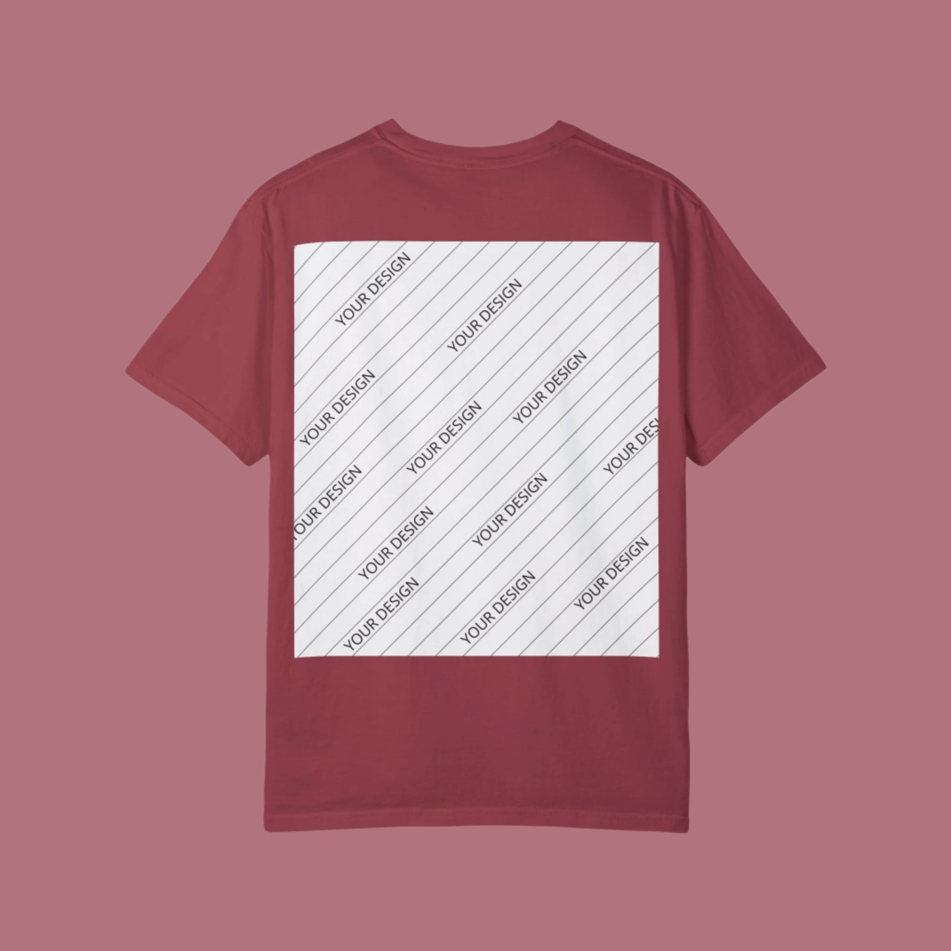 Custom Unisex Garment-Dyed T-Shirt - Personalize Your Design - ChoreGirl