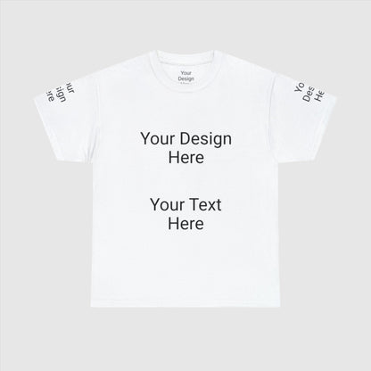 Custom Unisex Personalized Heavy Cotton Tee T-Shirt | Gildan 5000 | PERSONALIZED - ChoreGirl