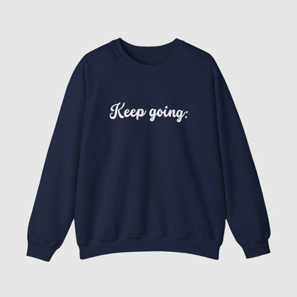 Custom 100 Reasons to Keep Going Unisex Heavy Blend Crewneck Sweatshirt | PERSONALIZED - ChoreGirl