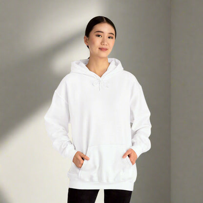 Personalized Custom Made Cozy White Unisex Hoodie | Gildan 18500 - Perfect for Casual Days and Gift Giving - ChoreGirl
