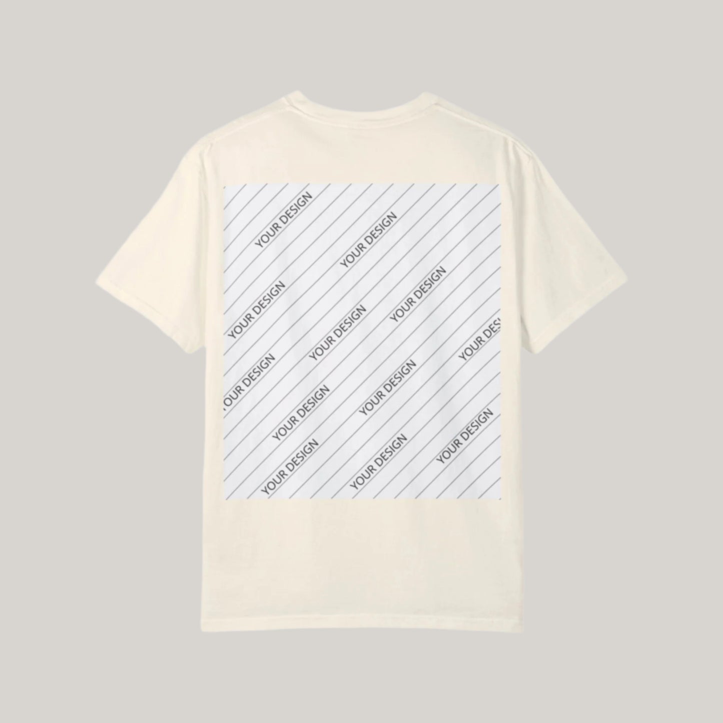 Custom Unisex Garment-Dyed T-Shirt - Personalize Your Design - ChoreGirl