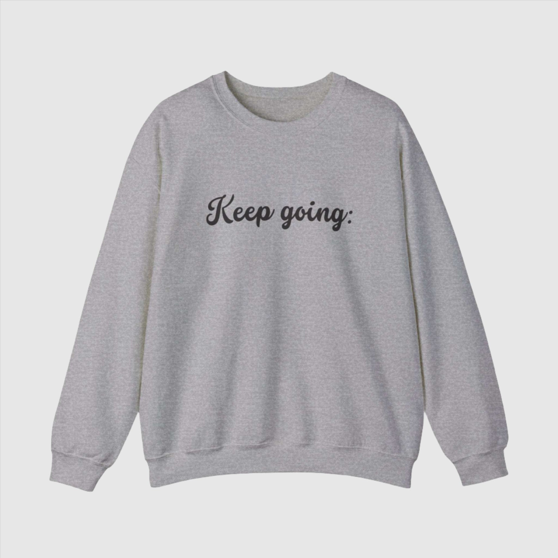 Custom 100 Reasons to Keep Going Unisex Heavy Blend Crewneck Sweatshirt | PERSONALIZED - ChoreGirl