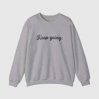 Custom 100 Reasons to Keep Going Unisex Heavy Blend Crewneck Sweatshirt | PERSONALIZED - ChoreGirl