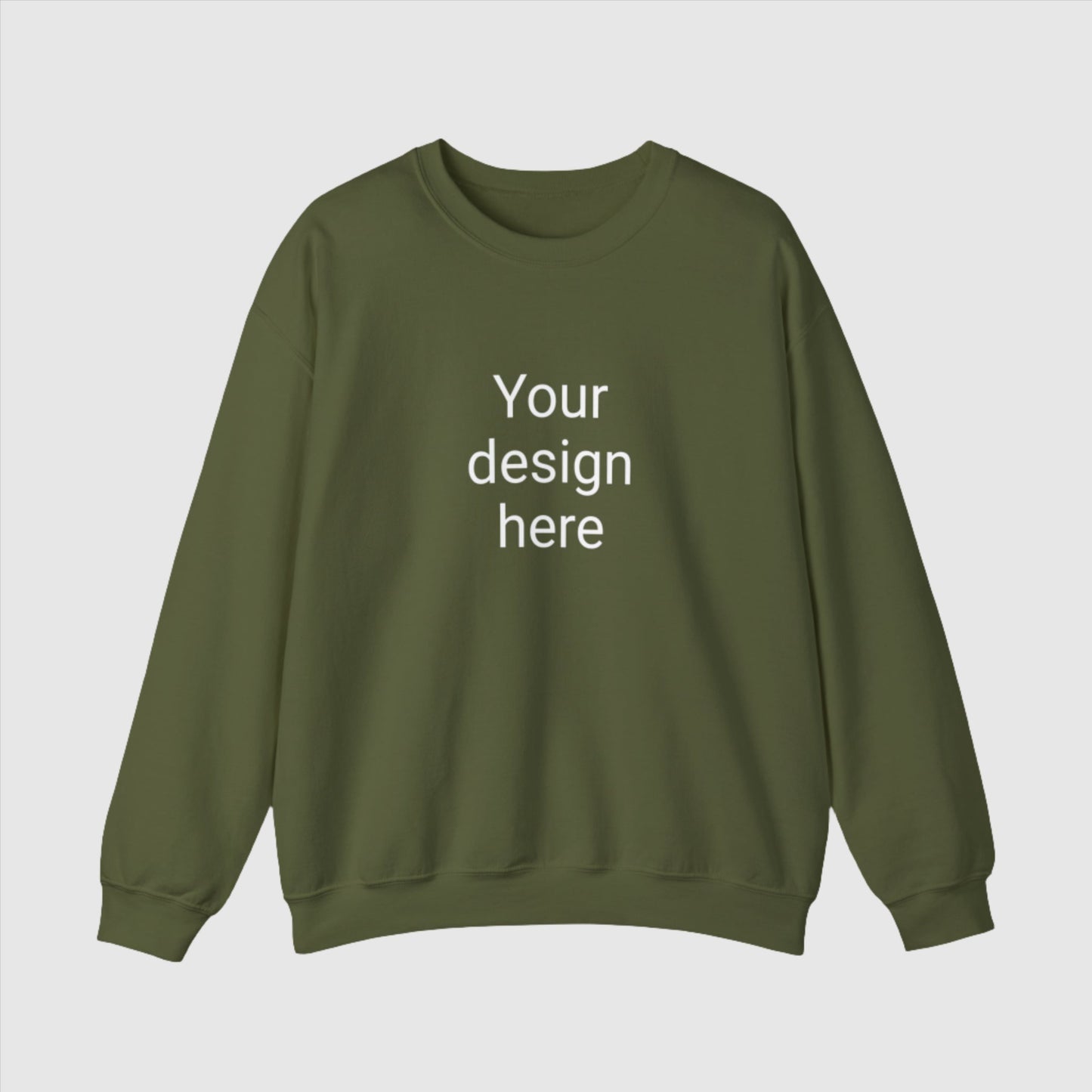 Custom Unisex Heavy Blend Crewneck Sweatshirt | Gildan 18000 | PERSONALIZED - ChoreGirl