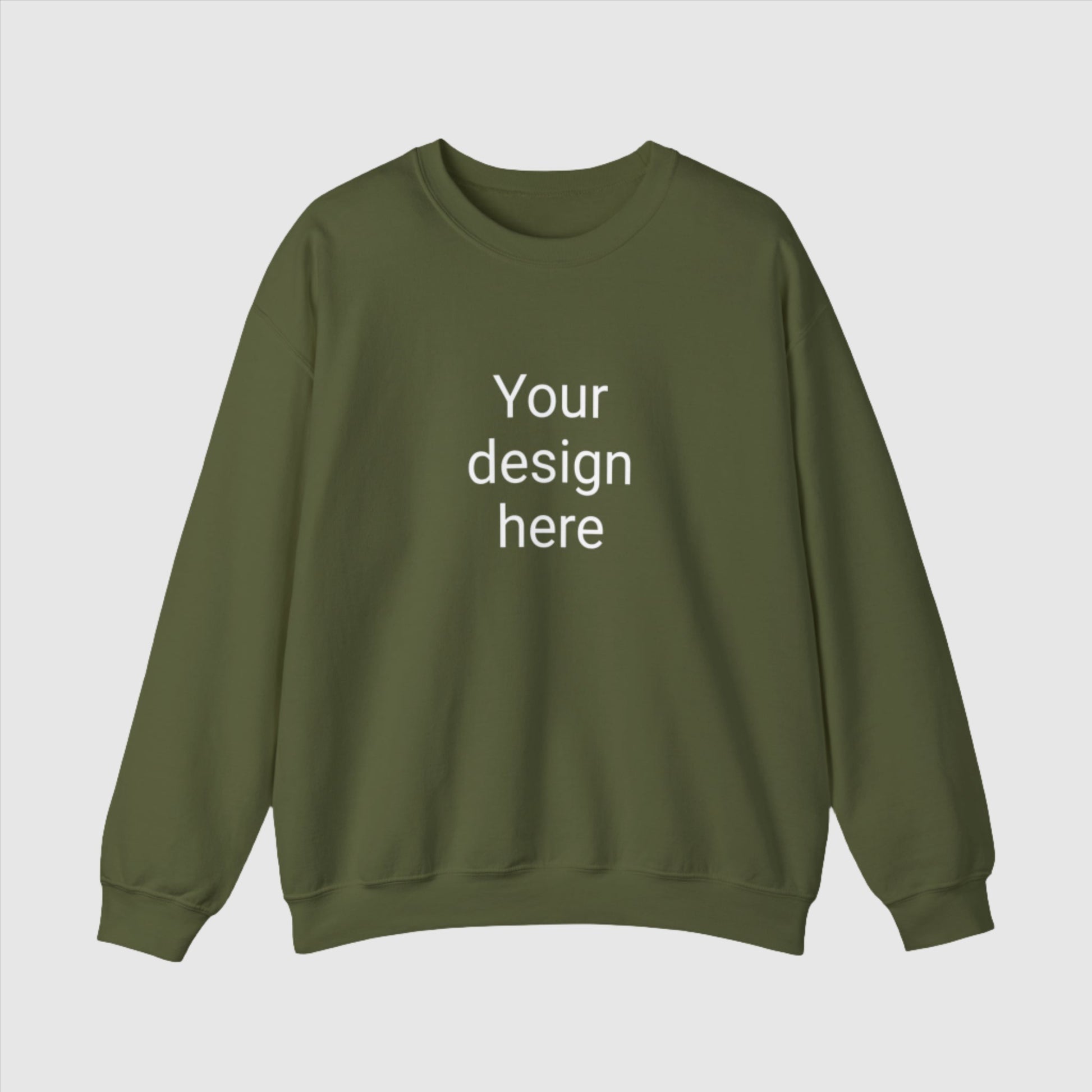 Custom Unisex Heavy Blend Crewneck Sweatshirt | Gildan 18000 | PERSONALIZED - ChoreGirl