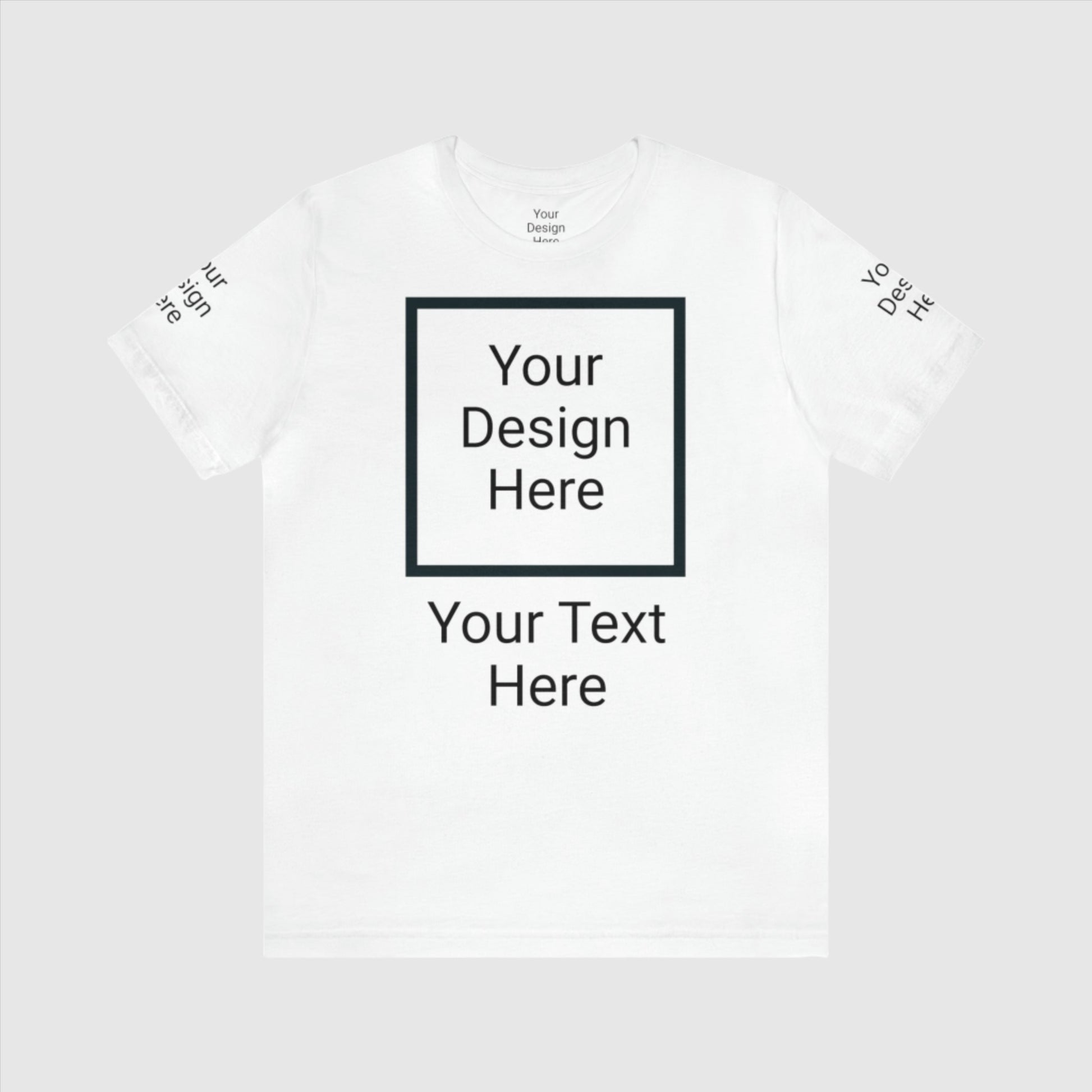 Custom Unisex Personalized Jersey Short Sleeve Tee T-Shirt | Bella+Canvas 3001 | PERSONALIZED - ChoreGirl
