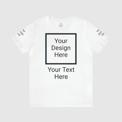 Custom Unisex Personalized Jersey Short Sleeve Tee T-Shirt | Bella+Canvas 3001 | PERSONALIZED - ChoreGirl
