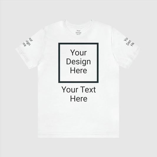 Custom Unisex Personalized Jersey Short Sleeve Tee T-Shirt | Bella+Canvas 3001 | PERSONALIZED - ChoreGirl