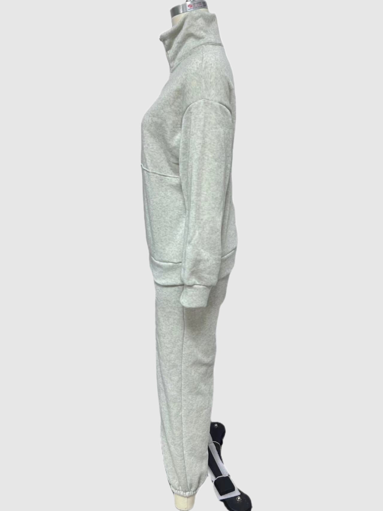 Women's All-matching Thick Long-sleeved Sweatshirt and Pants Two-piece Outfit Set - ChoreGirl