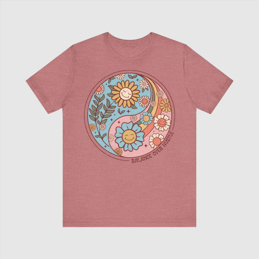 Custom Unisex Boho Jersey Short Sleeve Tee | PERSONALIZED - ChoreGirl