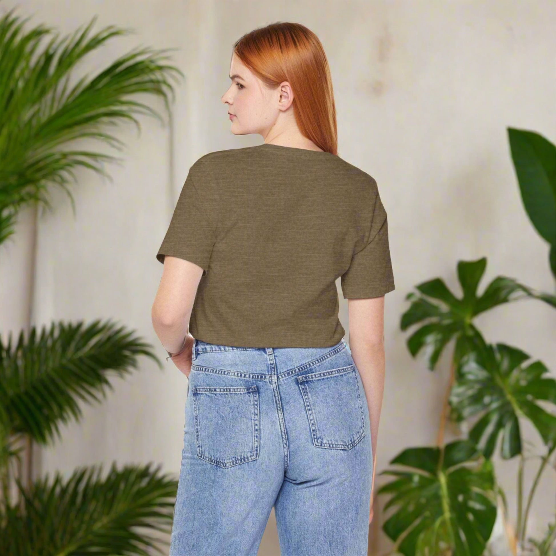 Custom Unisex Vintage Gardening Style Flower Jersey Short Sleeve Tee | PERSONALIZED - ChoreGirl