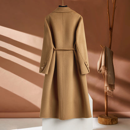 Women's Long Wool Coat - ChoreGirl