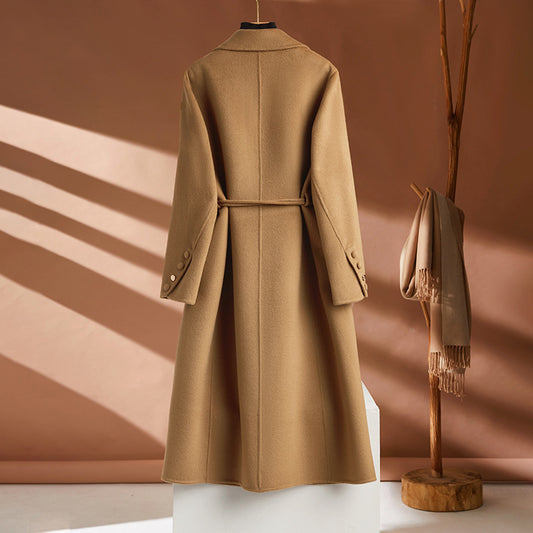 Women's Long Wool Coat - ChoreGirl