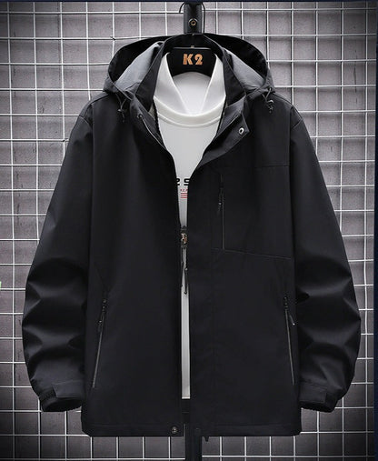 Men's Casual Zip-up Jacket - ChoreGirl