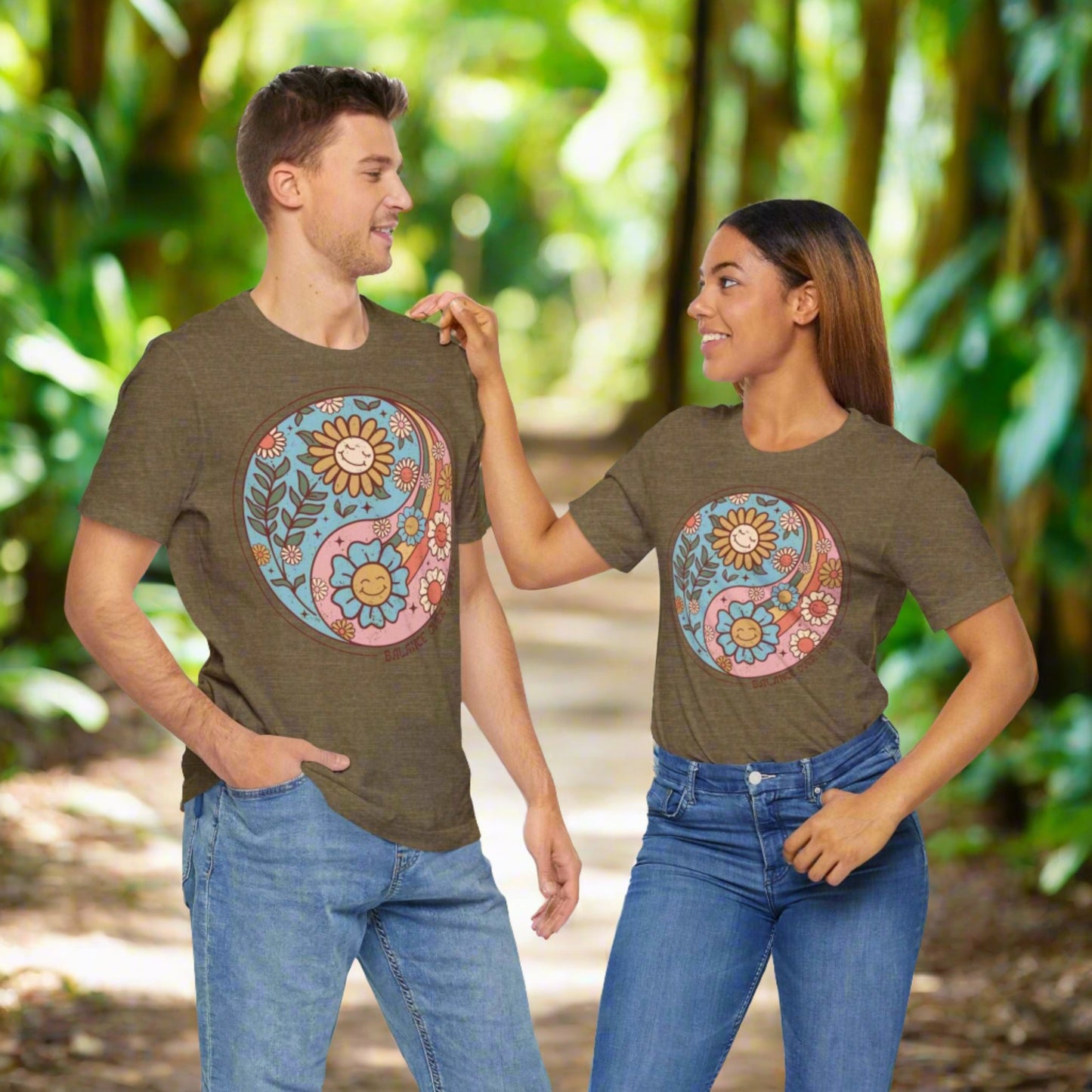 Custom Unisex Boho Jersey Short Sleeve Tee | PERSONALIZED - ChoreGirl
