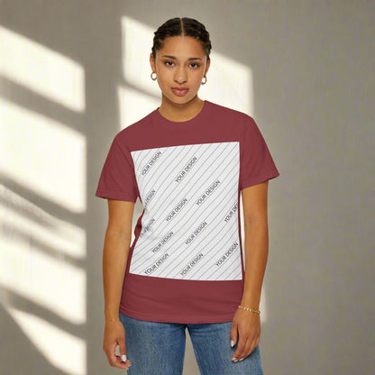 Custom Unisex Garment-Dyed T-Shirt - Personalize Your Design - ChoreGirl