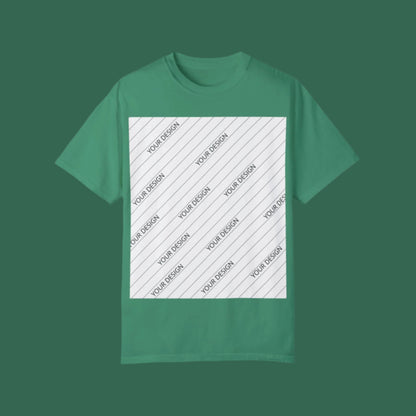 Custom Unisex Garment-Dyed T-Shirt - Personalize Your Design - ChoreGirl