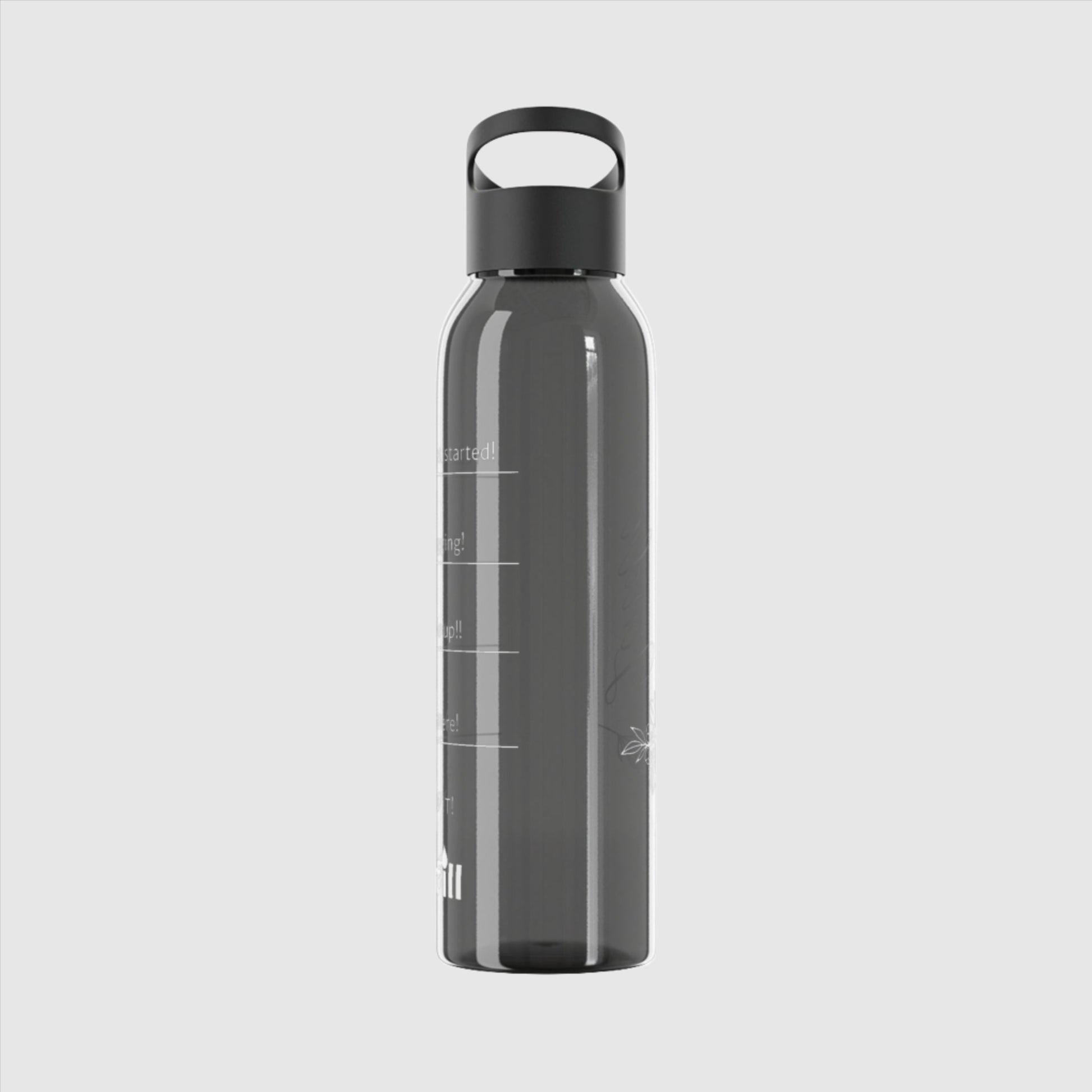 Custom Name "The Flower" Sky Water Bottle | PERSONALIZED - ChoreGirl