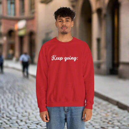 Custom 100 Reasons to Keep Going Unisex Heavy Blend Crewneck Sweatshirt | PERSONALIZED - ChoreGirl