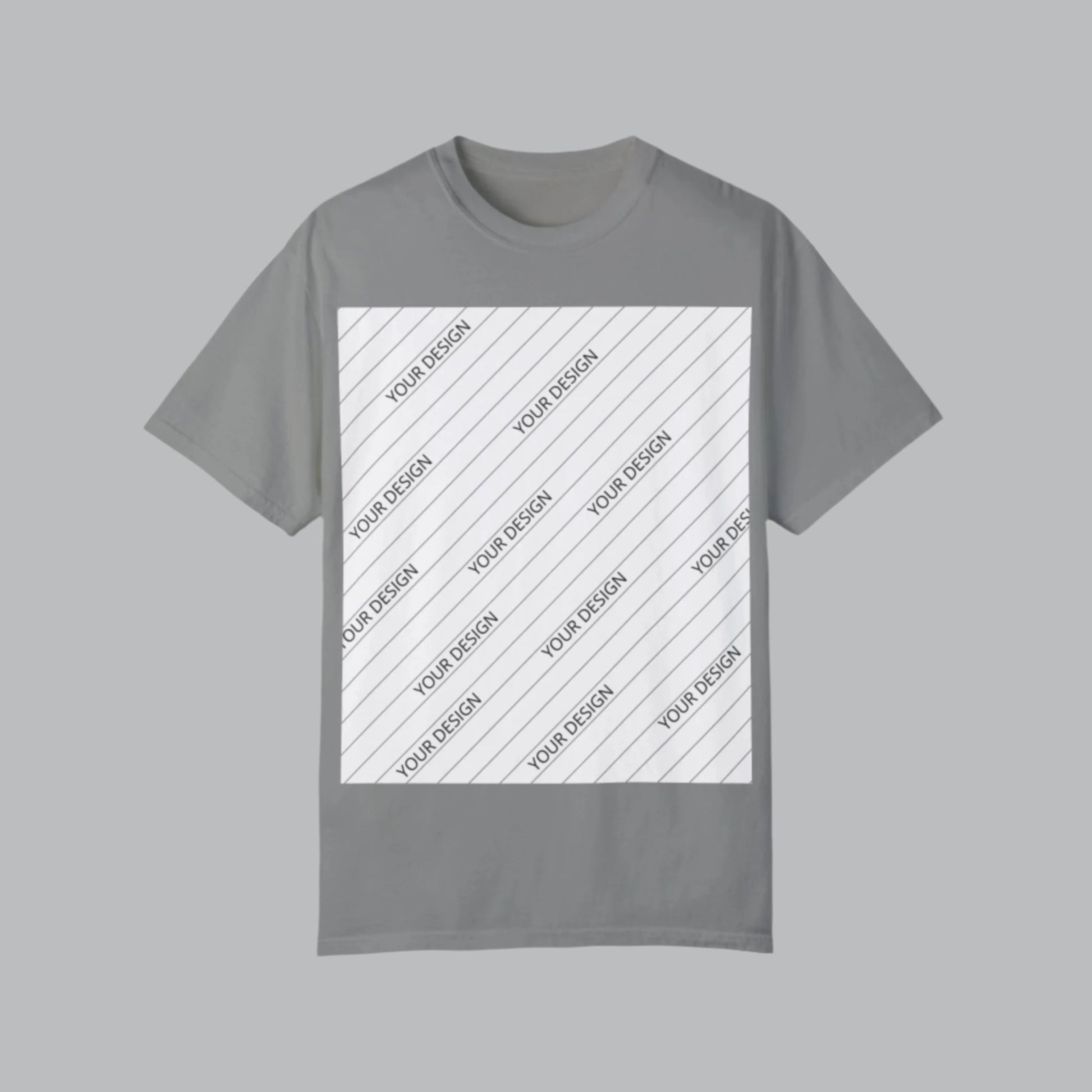 Custom Unisex Garment-Dyed T-Shirt - Personalize Your Design - ChoreGirl