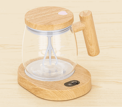 Electric 400ML Self Stirring Glass Mug - ChoreGirl