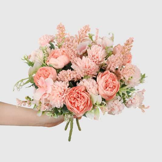 Decorative Fake Flower 7 Rose Bouquet - ChoreGirl