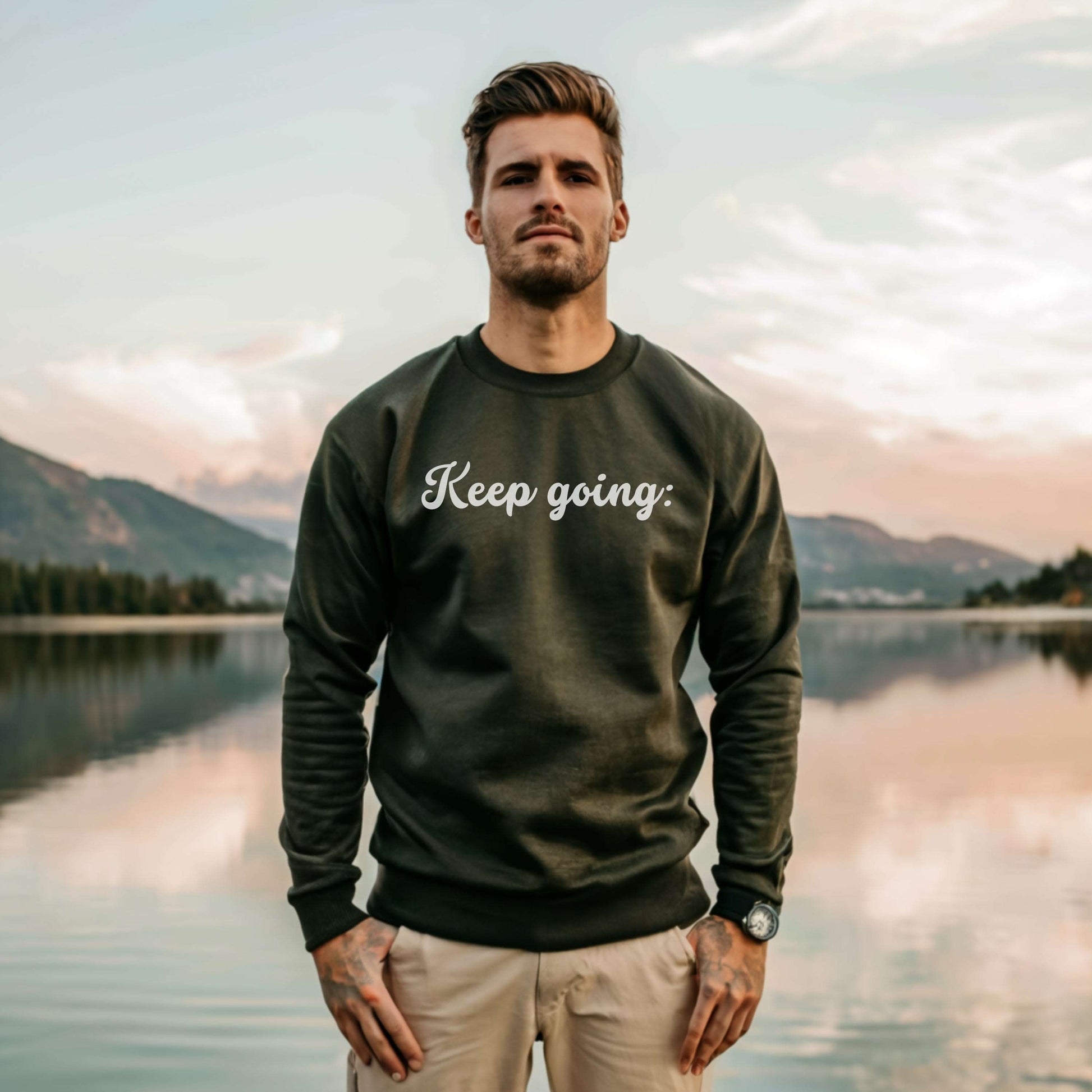 Custom 100 Reasons to Keep Going Unisex Heavy Blend Crewneck Sweatshirt | PERSONALIZED - ChoreGirl