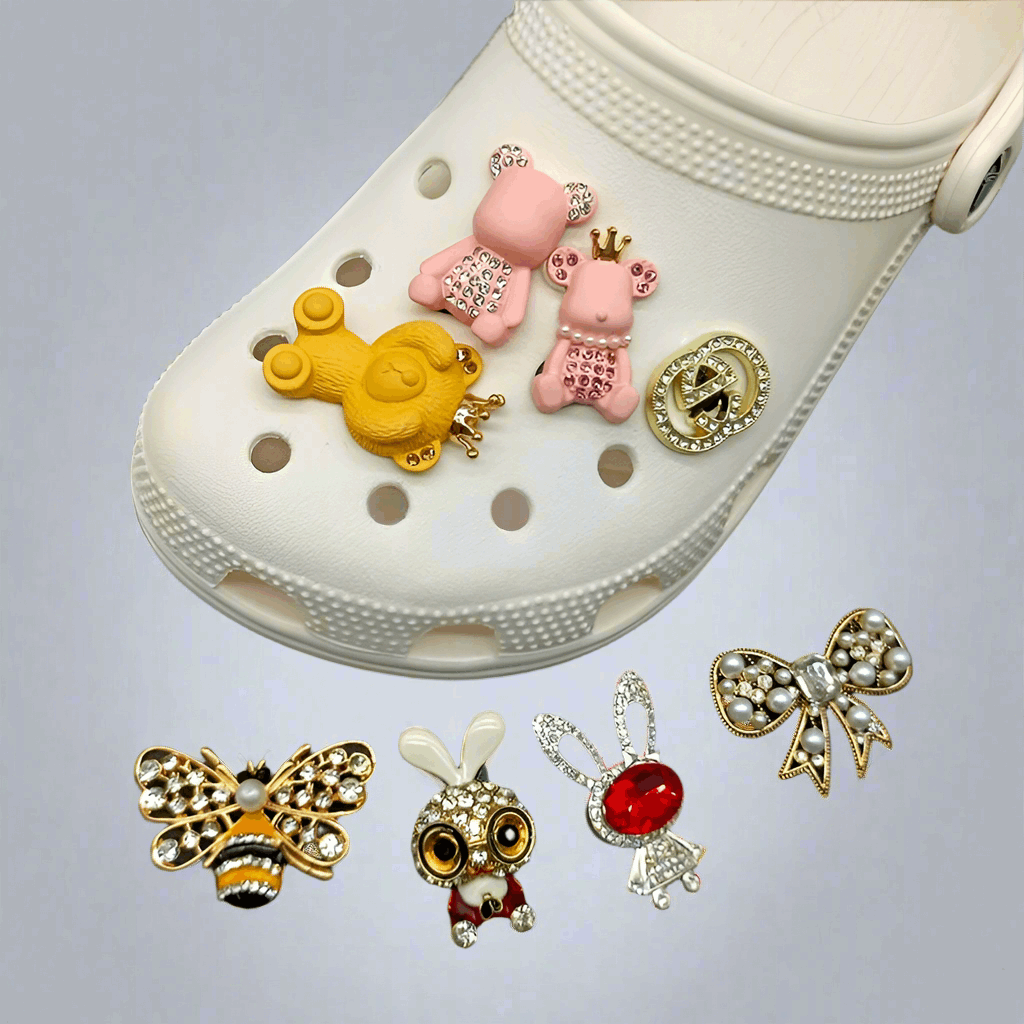Children's Metal Shoe Ornament Buckle for Crocks