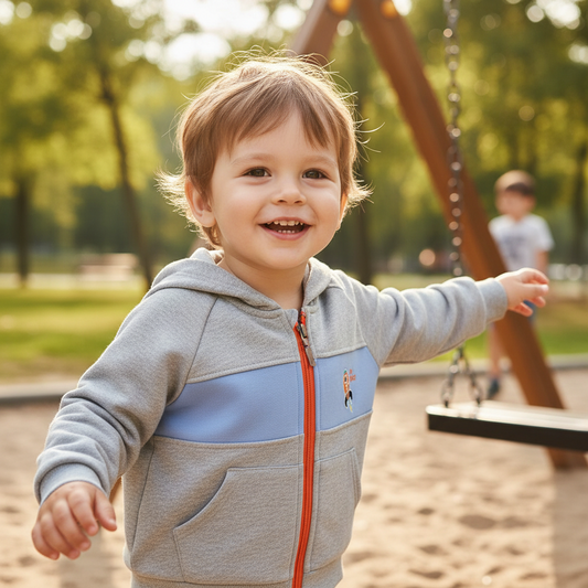 Boy's Thin Long Sleeve Hooded Jacket