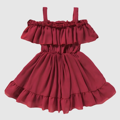 Baby Girl Casual Solid Color Dress - ChoreGirl