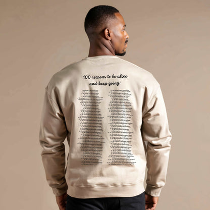Custom 100 Reasons to Keep Going Unisex Heavy Blend Crewneck Sweatshirt | PERSONALIZED - ChoreGirl