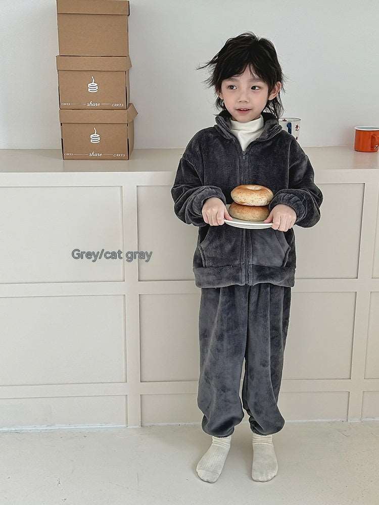 Kids Warm Loungewear Outfit Set - ChoreGirl