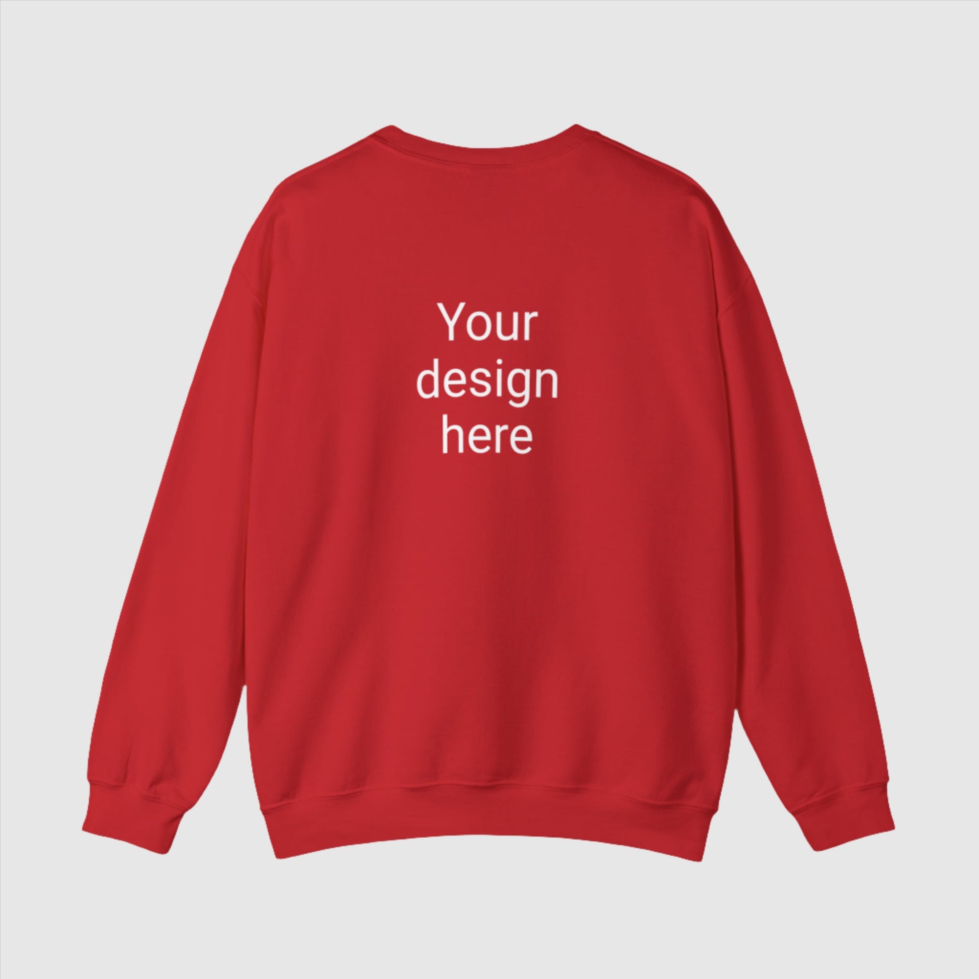 Custom Unisex Heavy Blend Crewneck Sweatshirt | Gildan 18000 | PERSONALIZED - ChoreGirl