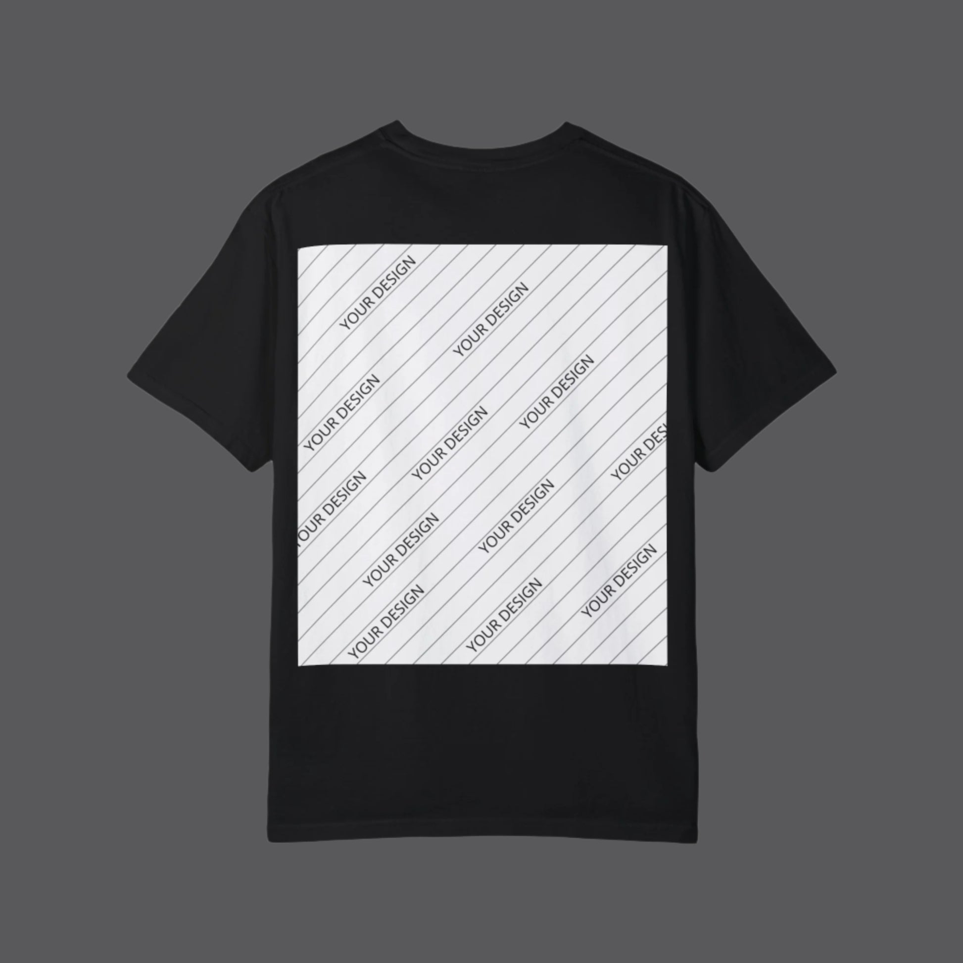 Custom Unisex Garment-Dyed T-Shirt - Personalize Your Design - ChoreGirl