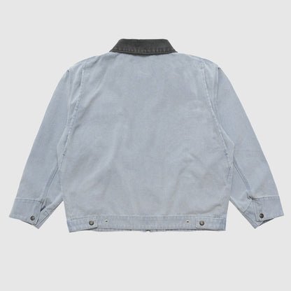 Men's Casual Loose Zip-up Denim Jacket - ChoreGirl