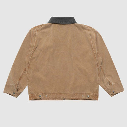 Men's Casual Loose Zip-up Denim Jacket - ChoreGirl