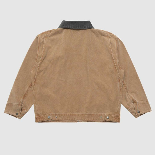 Men's Casual Loose Zip-up Denim Jacket - ChoreGirl
