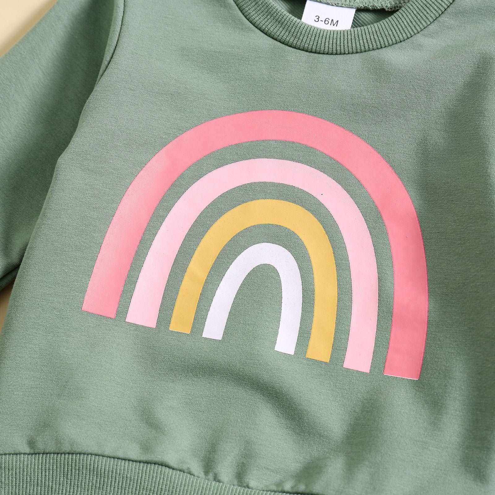 Baby Girl Long-sleeved Sweatshirt and Pants Two-piece Outfit Set - ChoreGirl