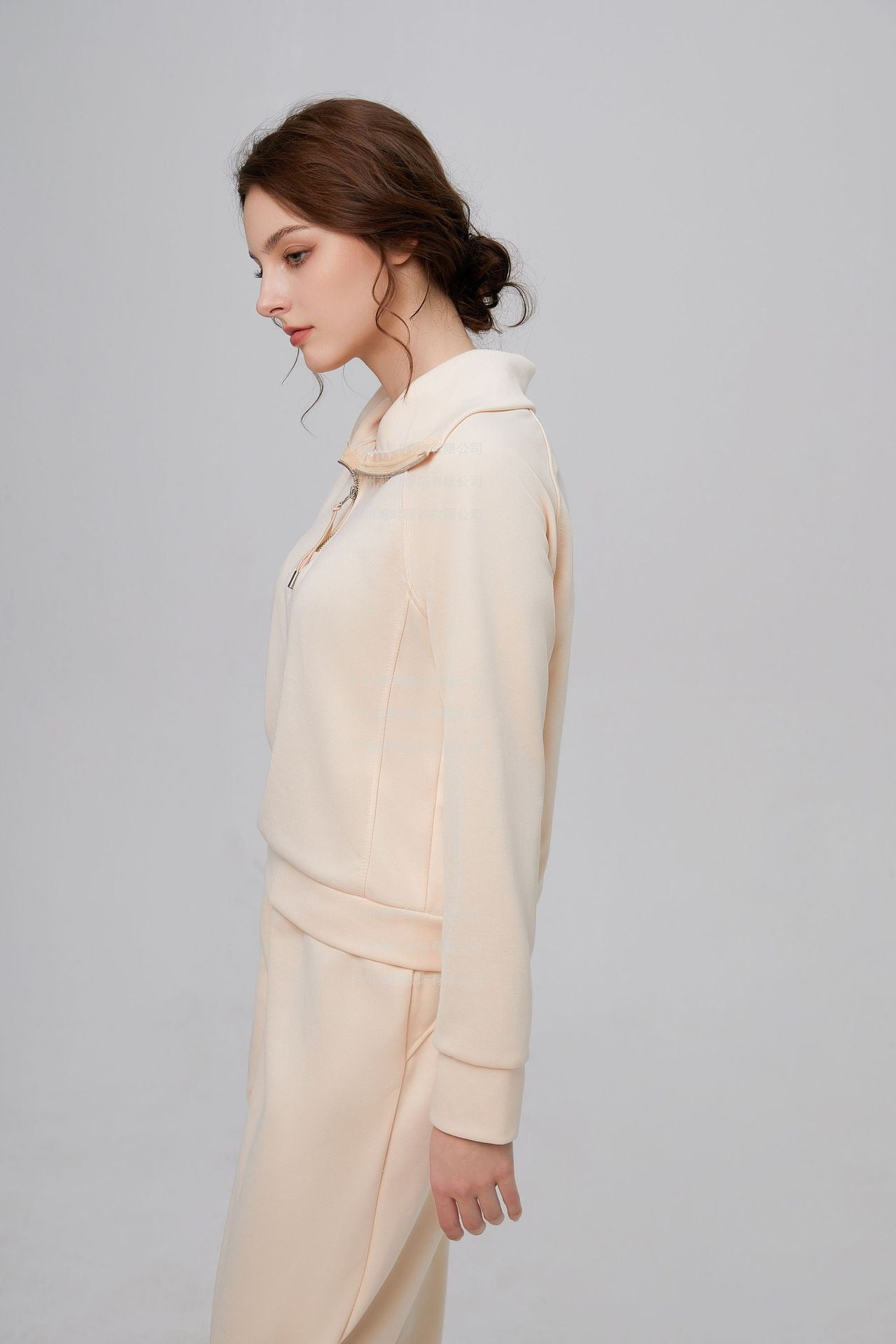 Women's Loose-fit Long Sleeved Sweater and Trousers Outfit Set - ChoreGirl