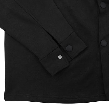 Men's Suede Single-breasted Solid Color Slim Fit Short Sleeved Shirt and Pants Two-piece Outfit Set - ChoreGirl