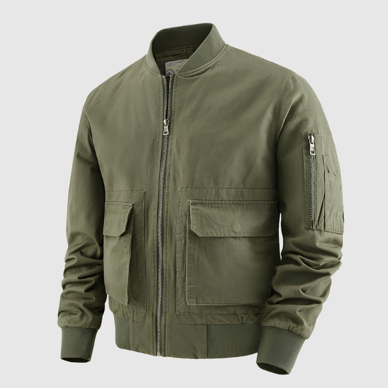 Men's Casual Outwear Zip-up Jacket - ChoreGirl