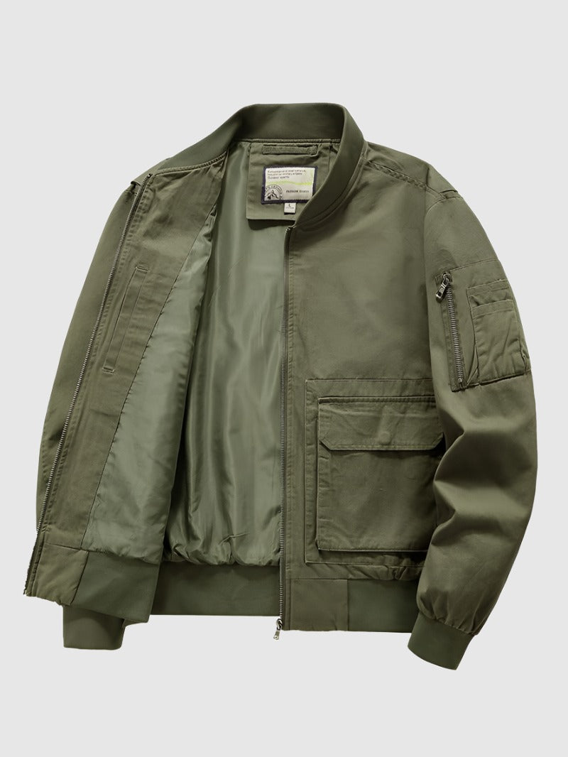 Men's Casual Outwear Zip-up Jacket - ChoreGirl
