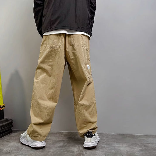 Men's Casual Loose Straight Leg Pants - ChoreGirl