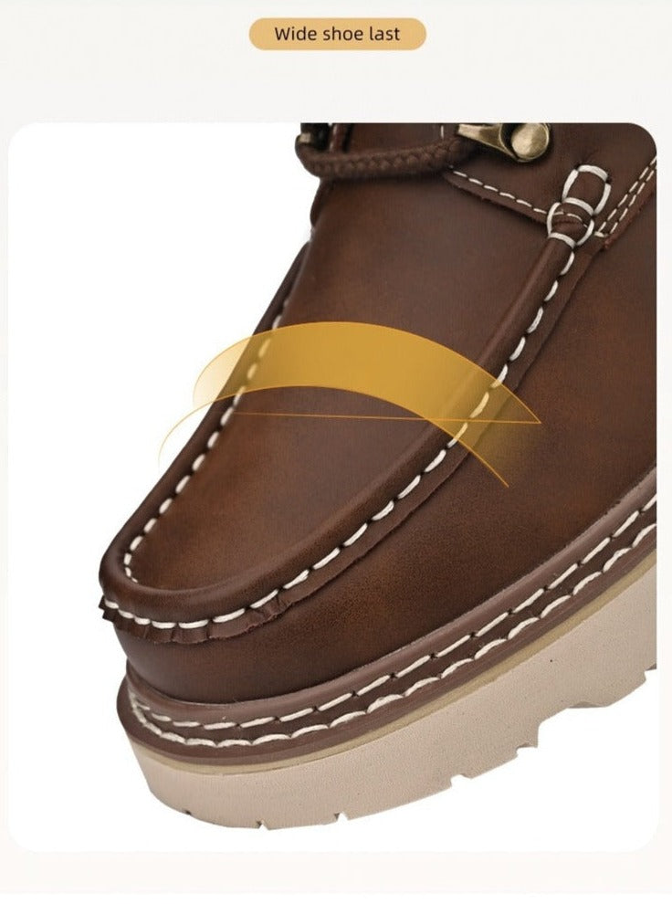 Men's Versatile Casual Genuine Leather Shoes - ChoreGirl