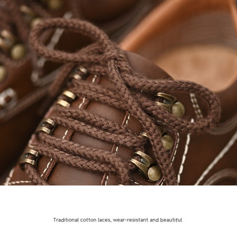 Men's Versatile Casual Genuine Leather Shoes - ChoreGirl