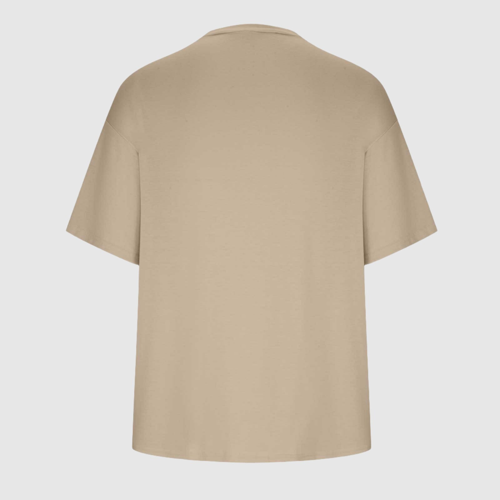 Men's Casual Comfortable Round Neck Drop Shoulder Short Sleeved T-shirt and Shorts Two-piece Outfit Set - ChoreGirl