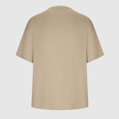 Men's Casual Comfortable Round Neck Drop Shoulder Short Sleeved T-shirt and Shorts Two-piece Outfit Set - ChoreGirl