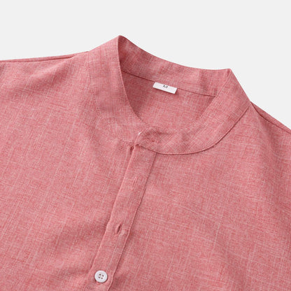 Men's Solid Color Short Sleeve Shirt - ChoreGirl
