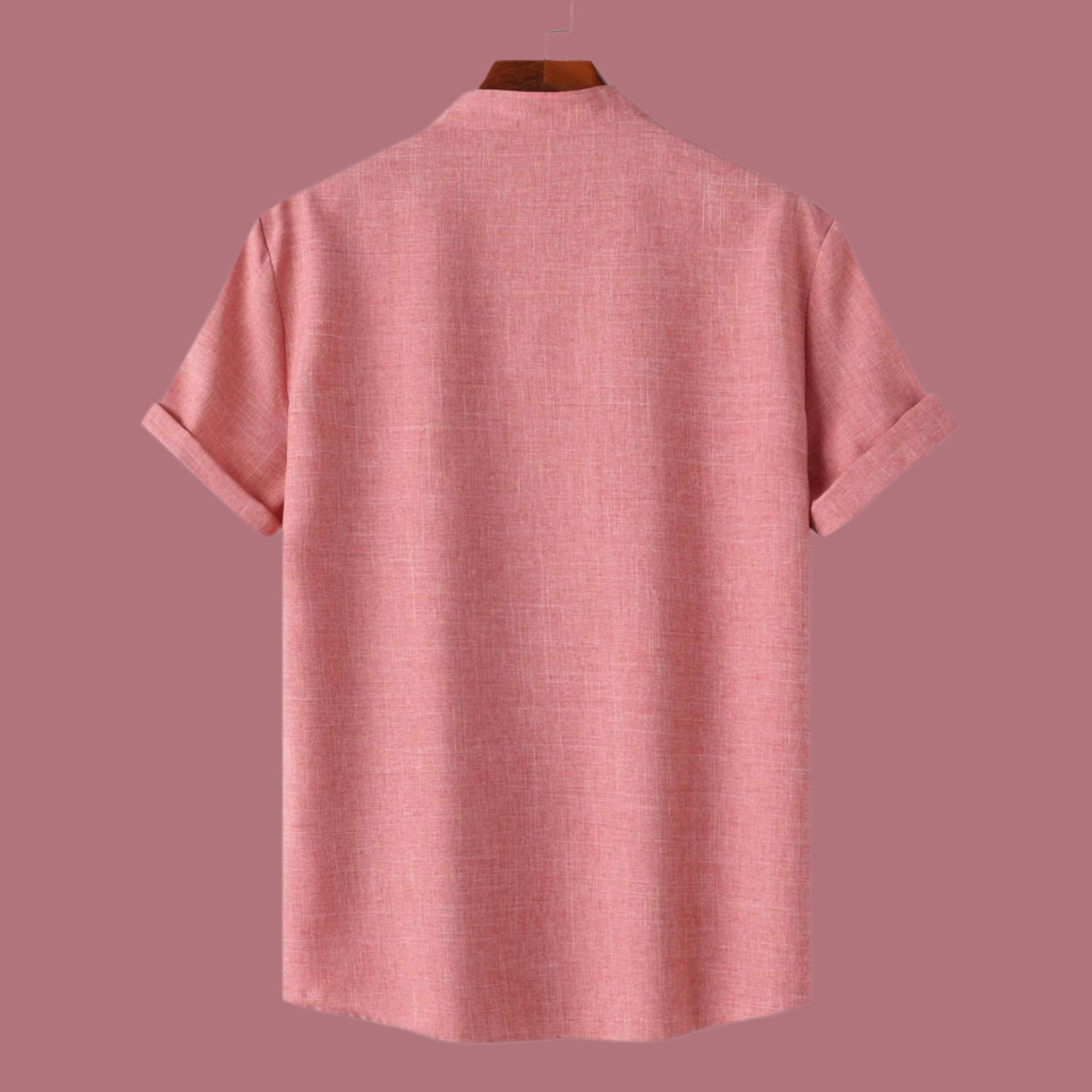 Men's Solid Color Short Sleeve Shirt - ChoreGirl